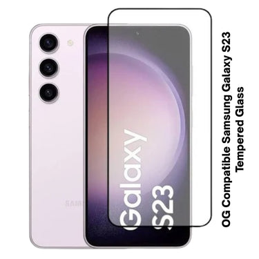 OGDEAL Tempered Glass Guard for Samsung Galaxy S23 5G | Full HD Clear Screen Protector | Edge-to-Edge Coverage | Anti-Scratch & Easy Installation (Pack Of 1)